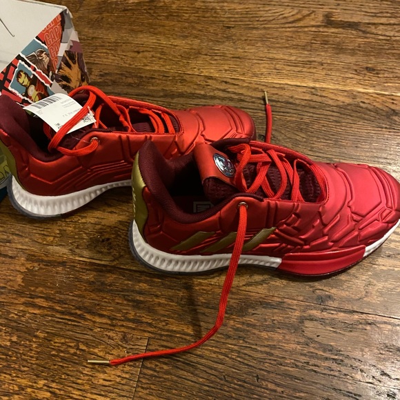 Adidas x Marvel Other - BNWT, Adidas X Marvel Harden Vol 3 Ironman Kicks 4